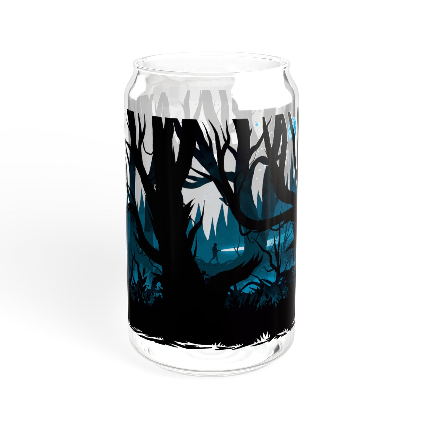 Searching For Sasquatch 16oz Can Glass