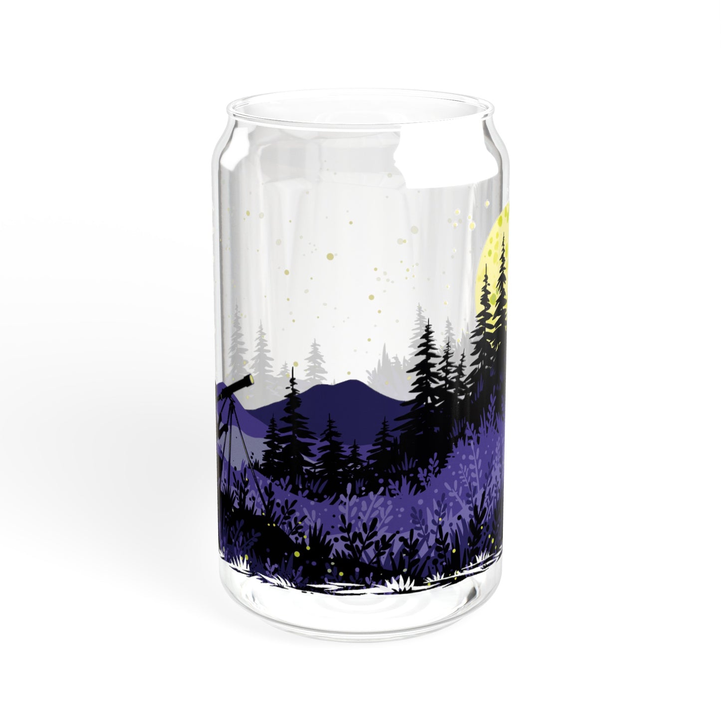 Night Sky (Purple) 16oz Can Glass