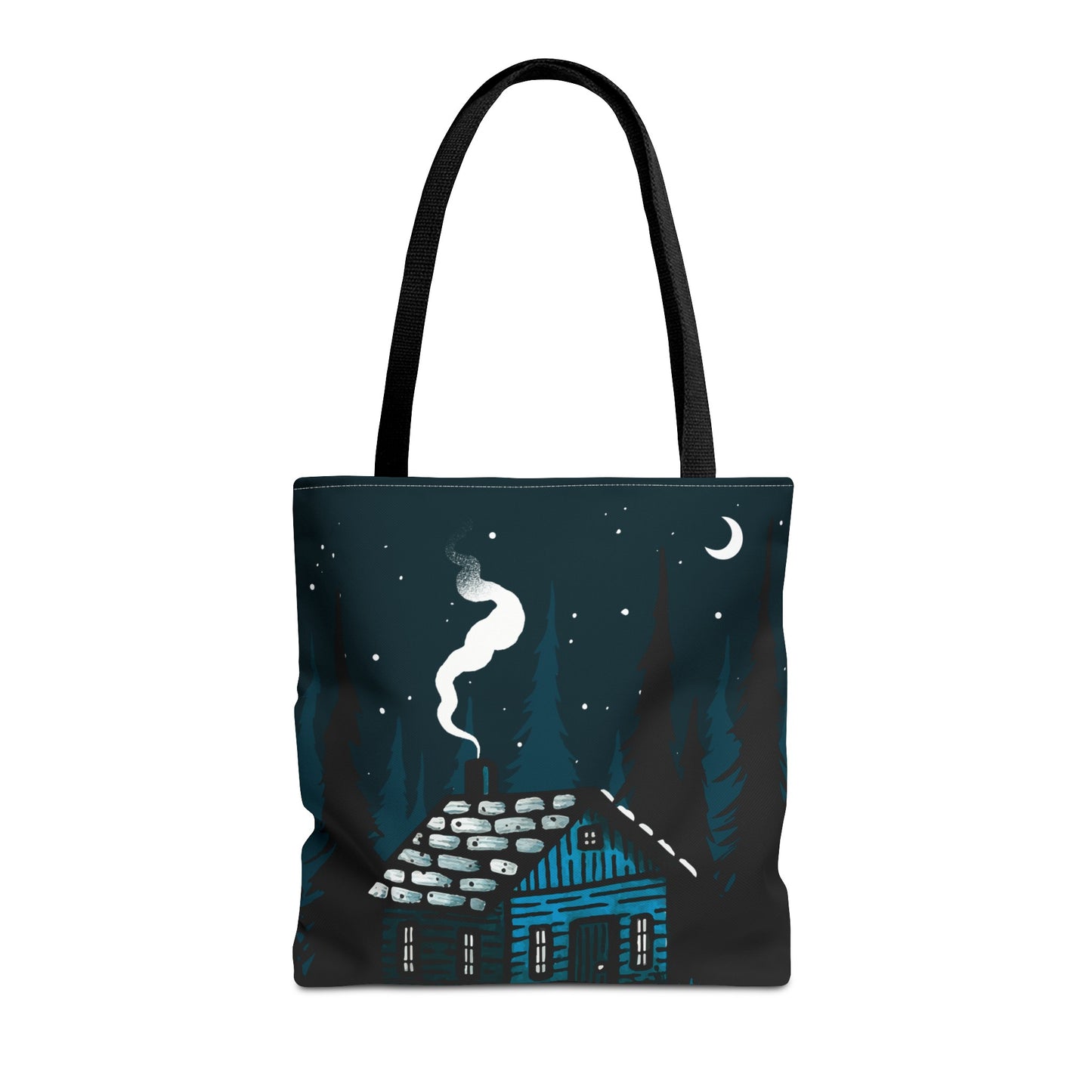 Blue Cabin Tote Bag