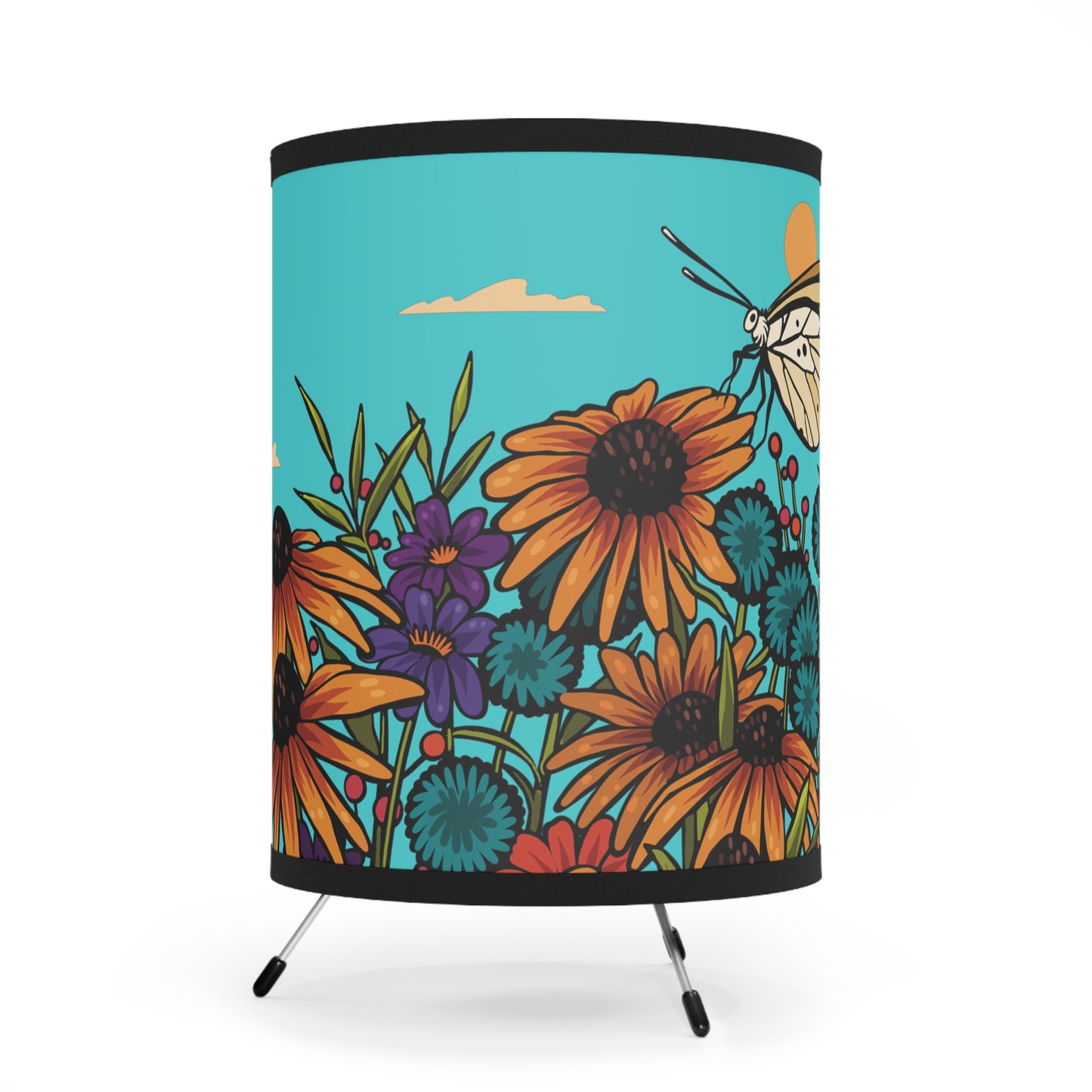 Wildflowers Tripod Lamp