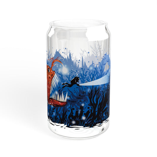 Deep Sea 16oz Can Glass