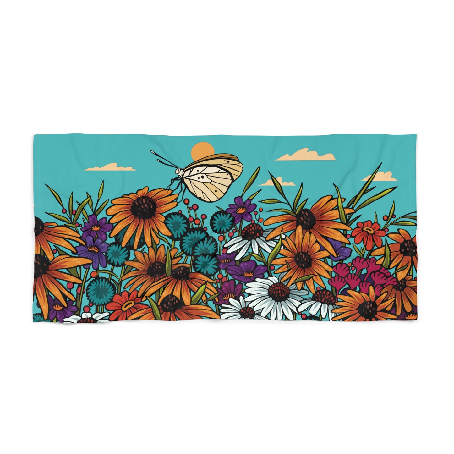 Wildflowers Beach Towel