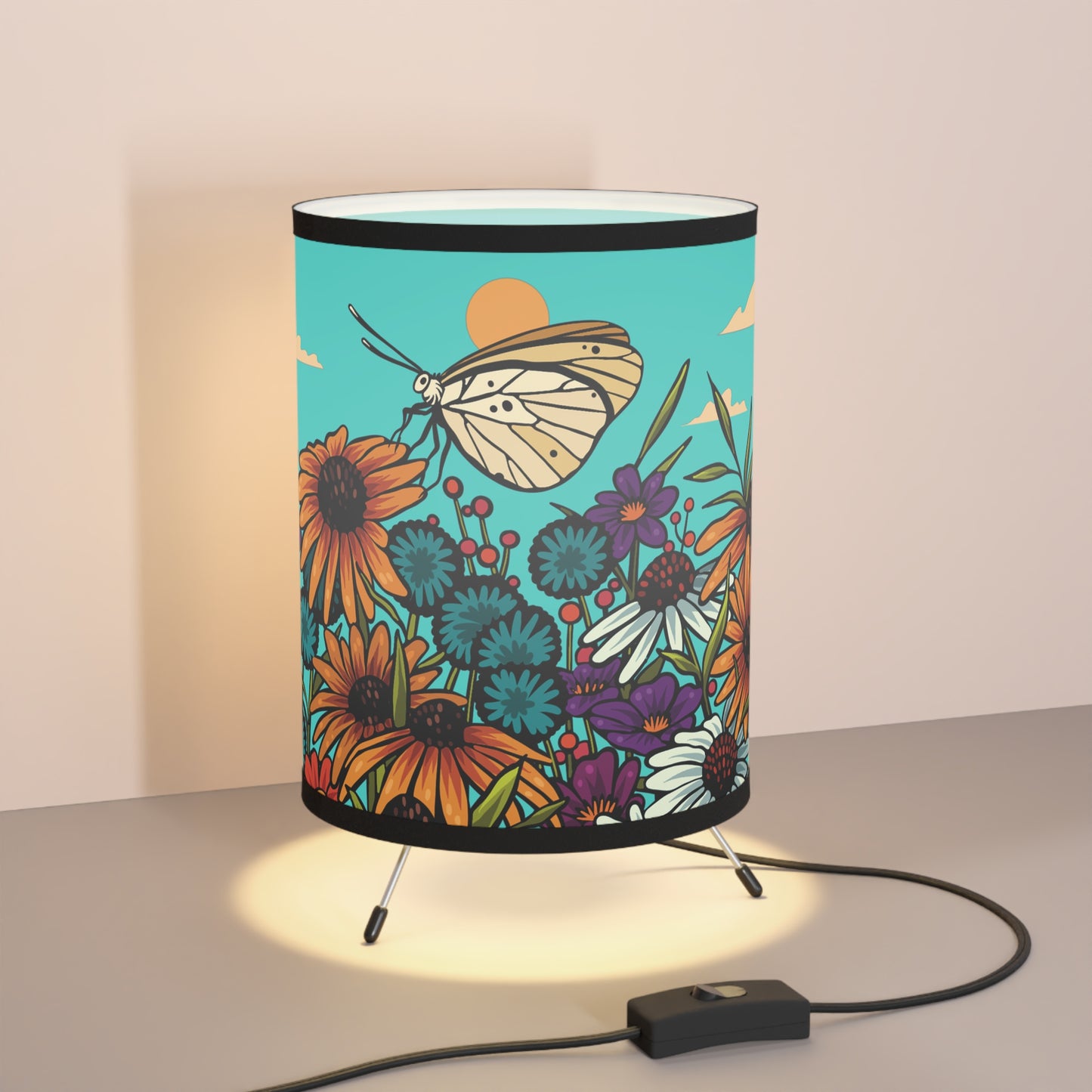 Wildflowers Tripod Lamp