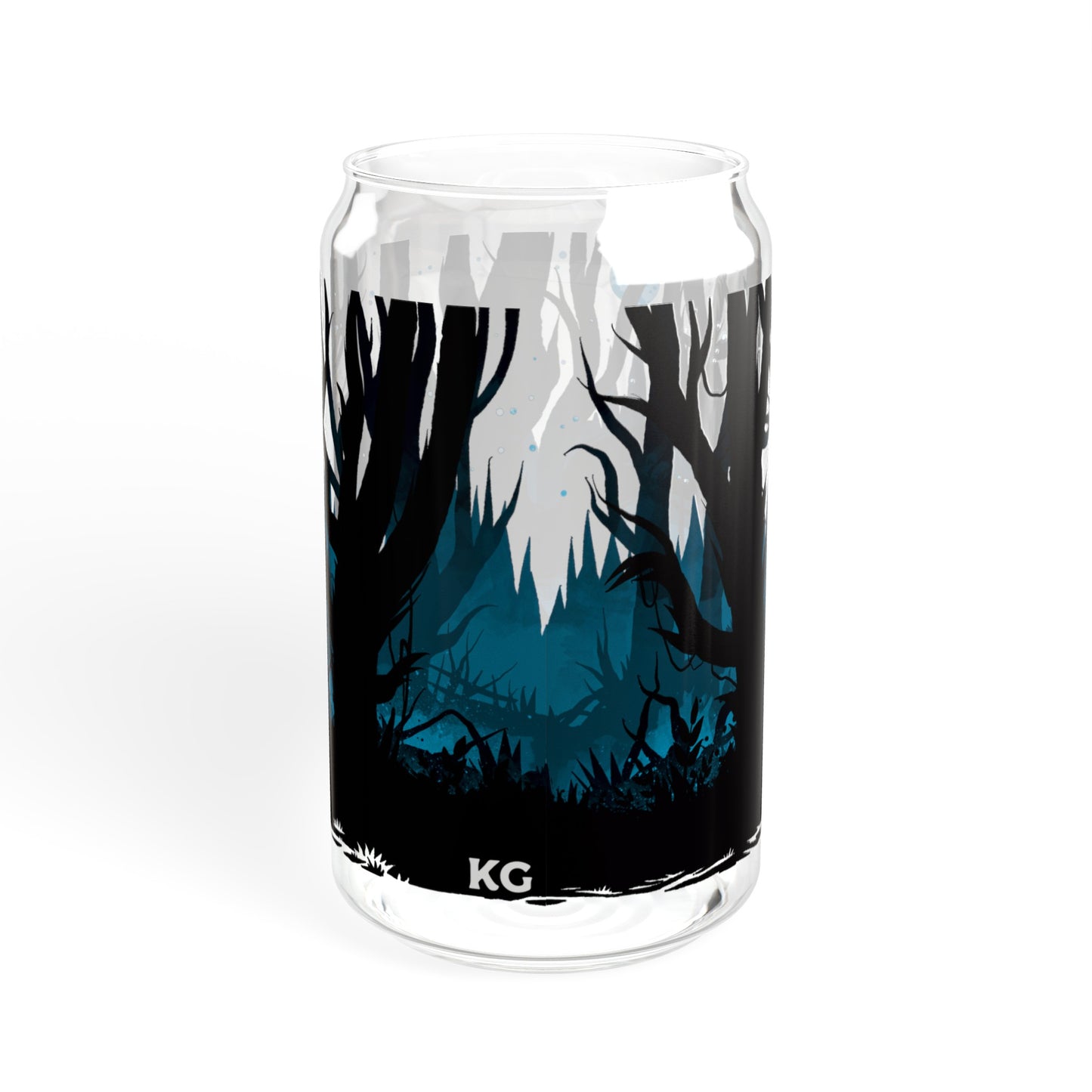 Searching For Sasquatch 16oz Can Glass