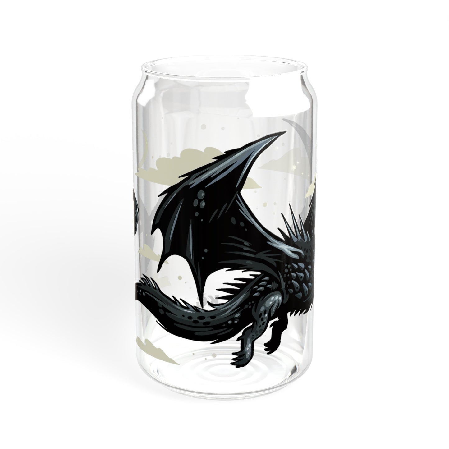 Night Dragon 16oz Can Glass