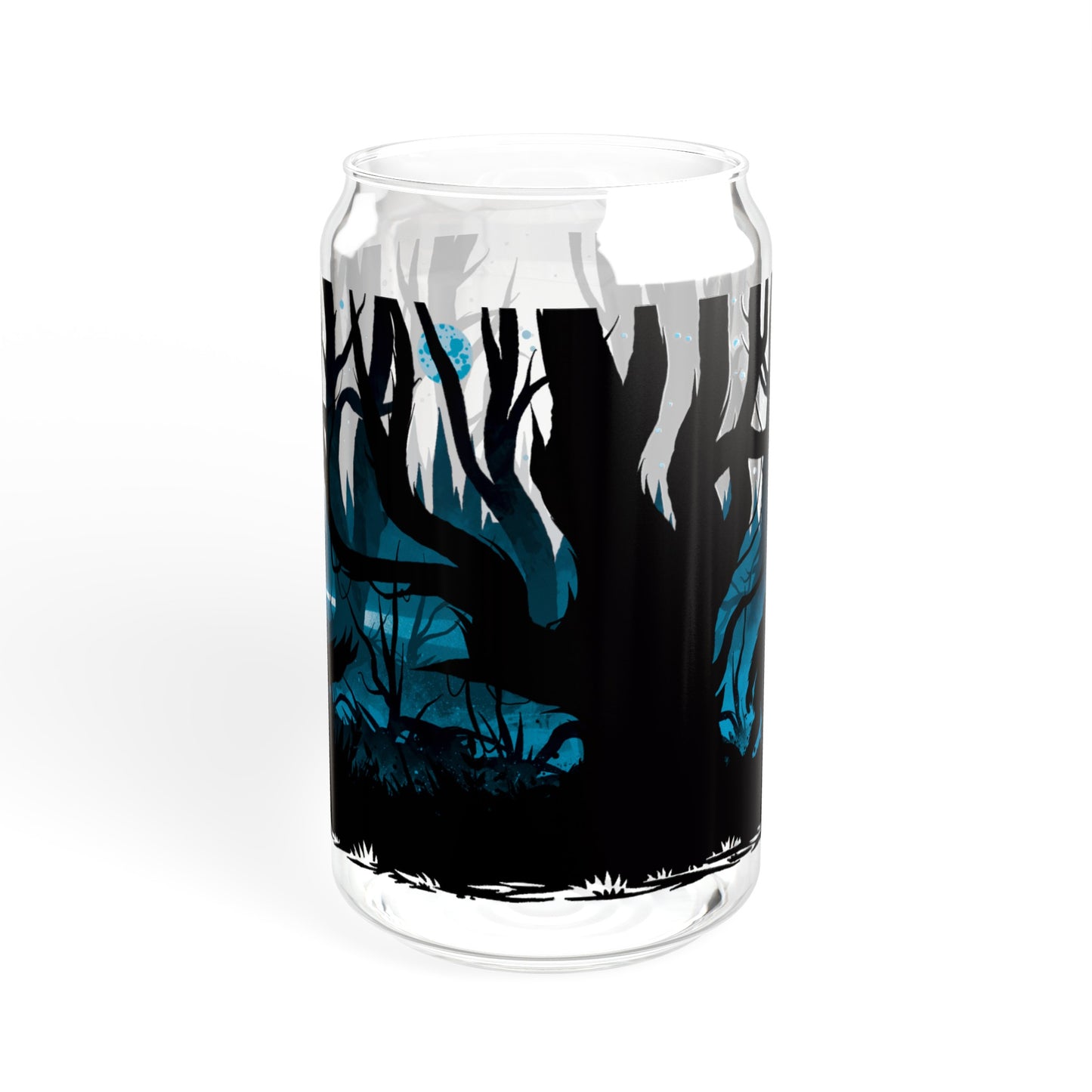 Searching For Sasquatch 16oz Can Glass