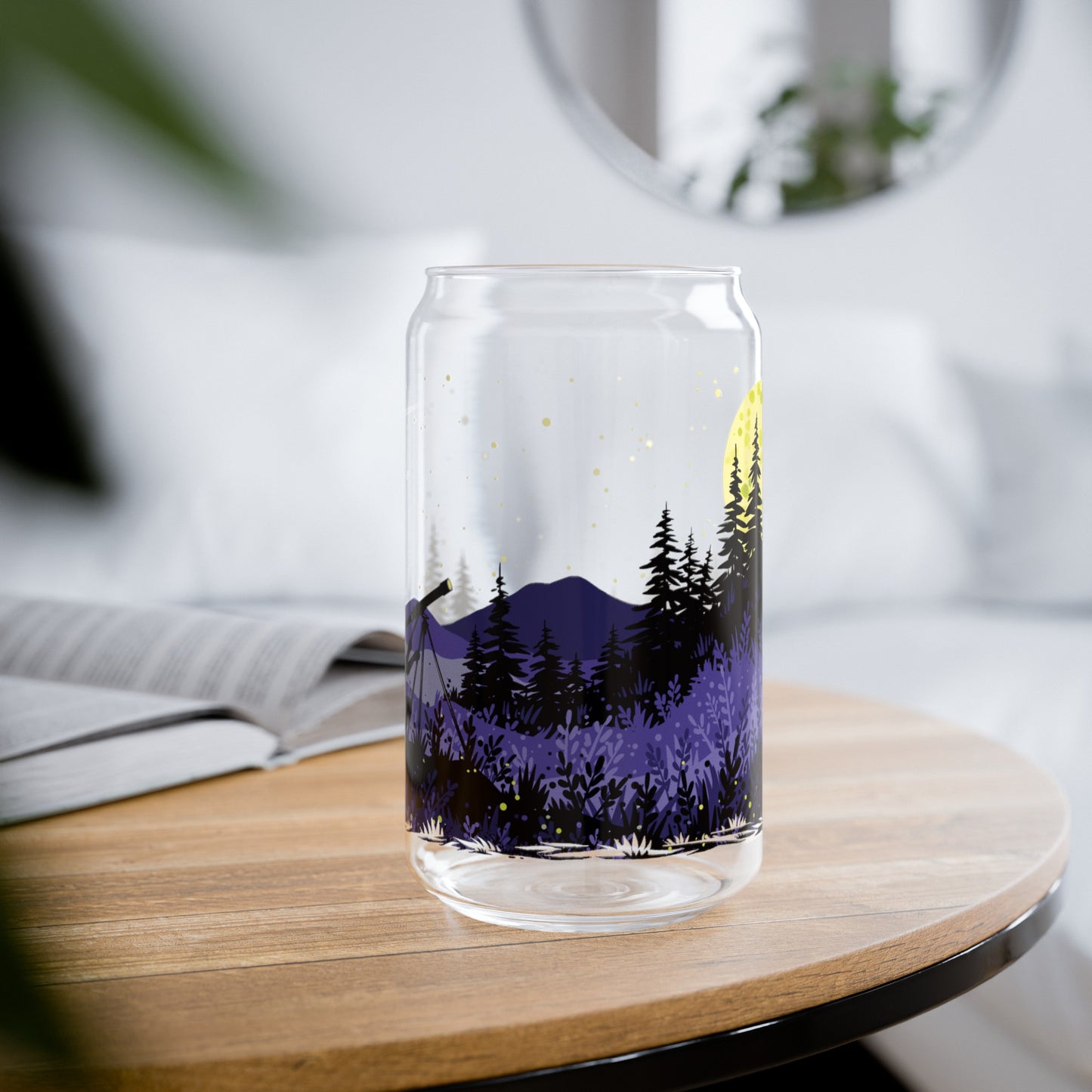 Night Sky (Purple) 16oz Can Glass