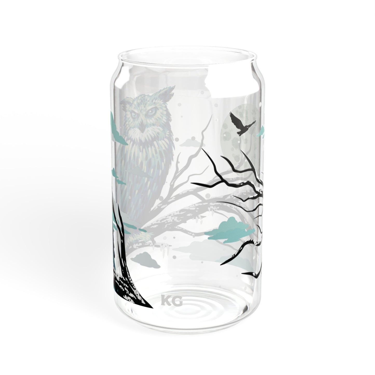 Night Owl 16oz Can Glass