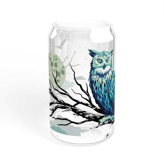 Night Owl 16oz Can Glass