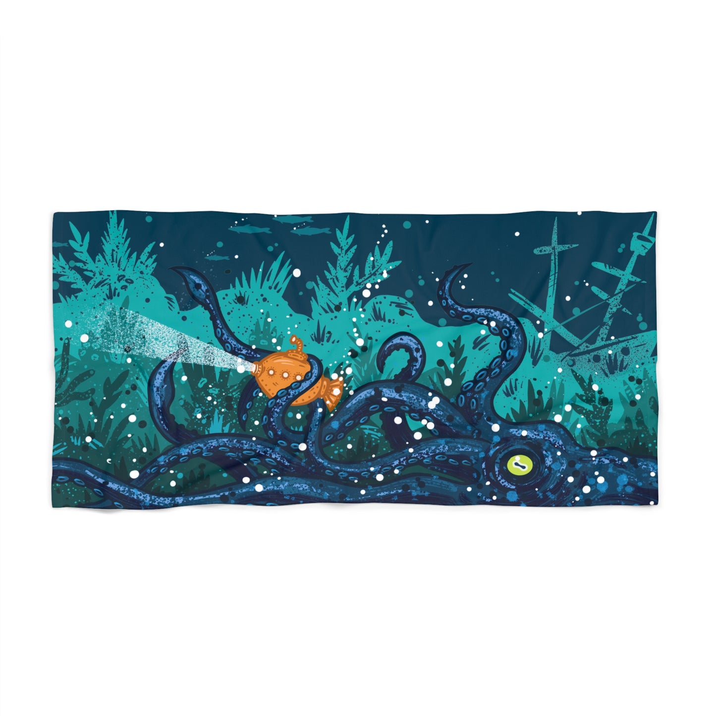 Sea Monster Beach Towel