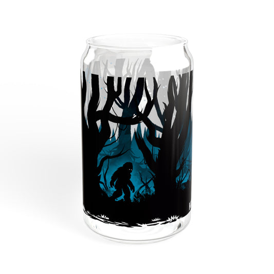 Searching For Sasquatch 16oz Can Glass