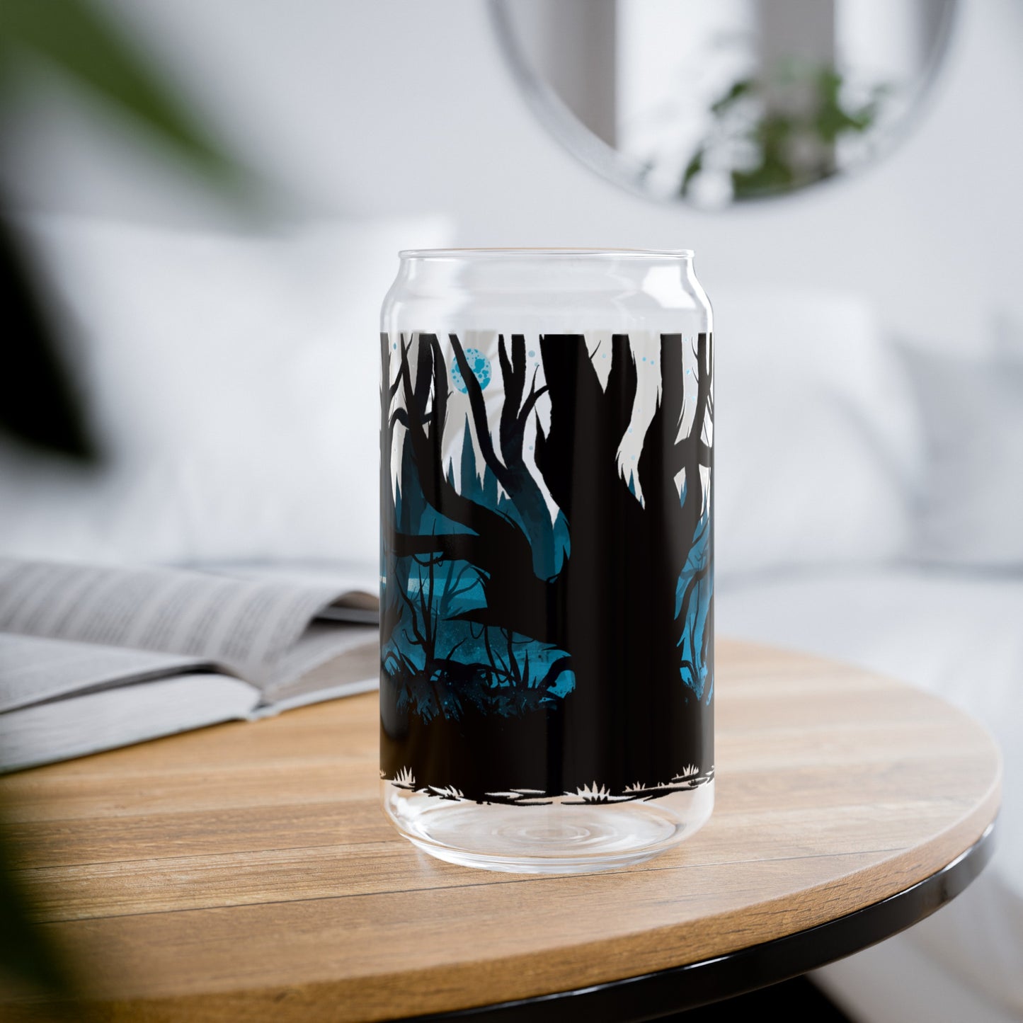 Searching For Sasquatch 16oz Can Glass