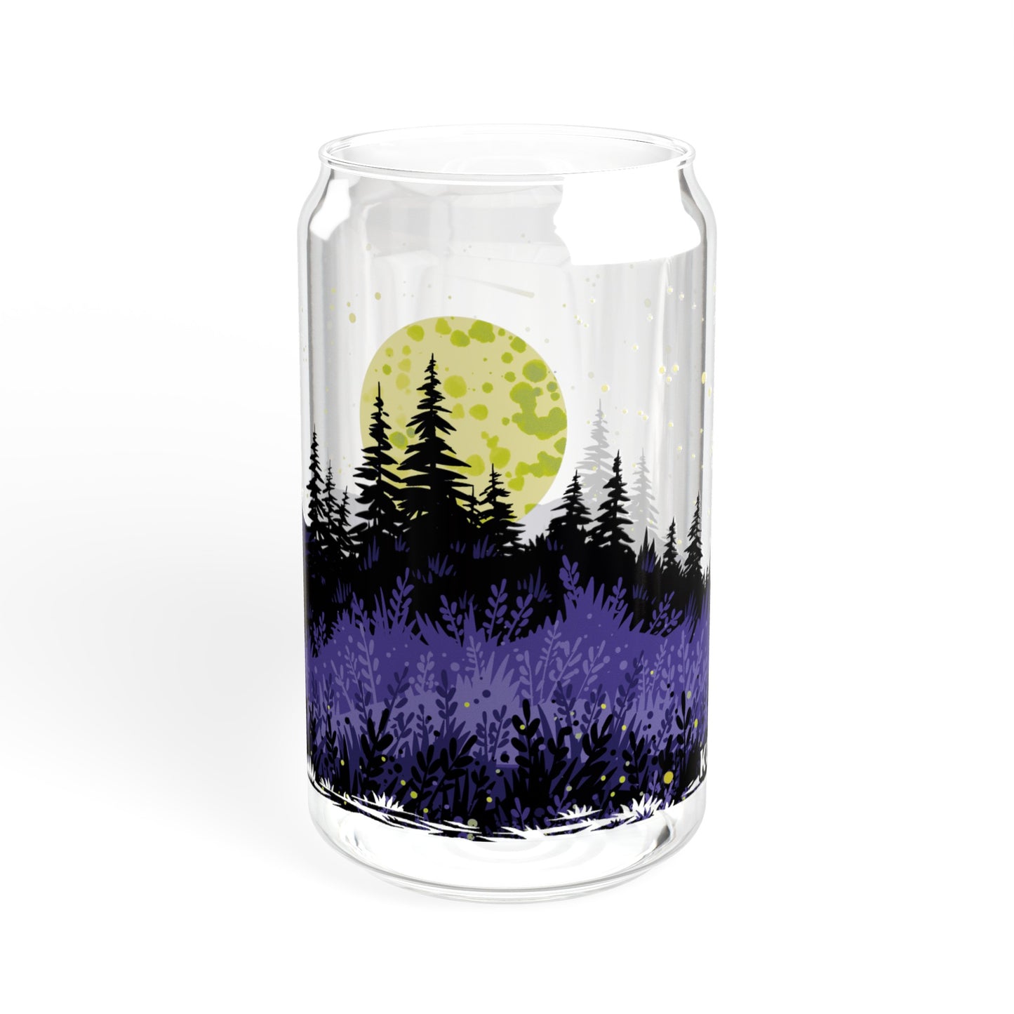 Night Sky (Purple) 16oz Can Glass