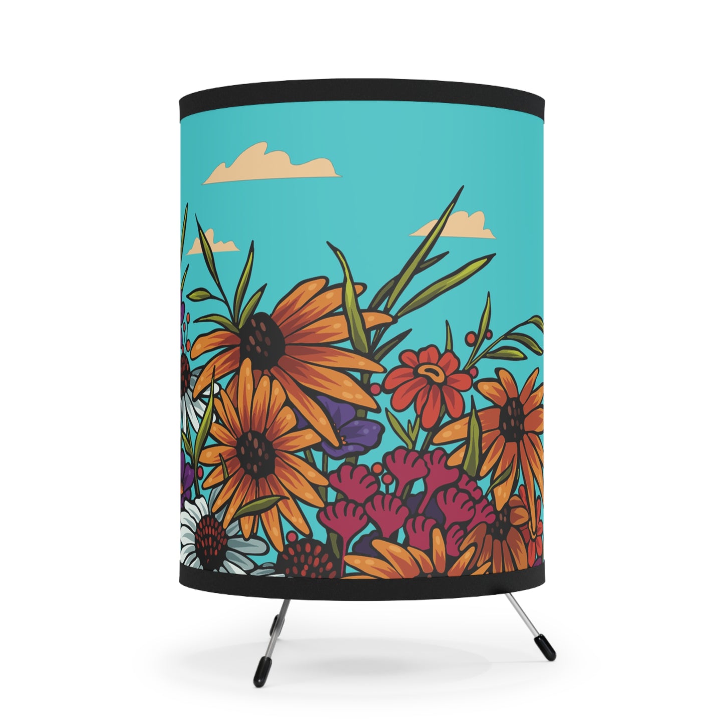 Wildflowers Tripod Lamp