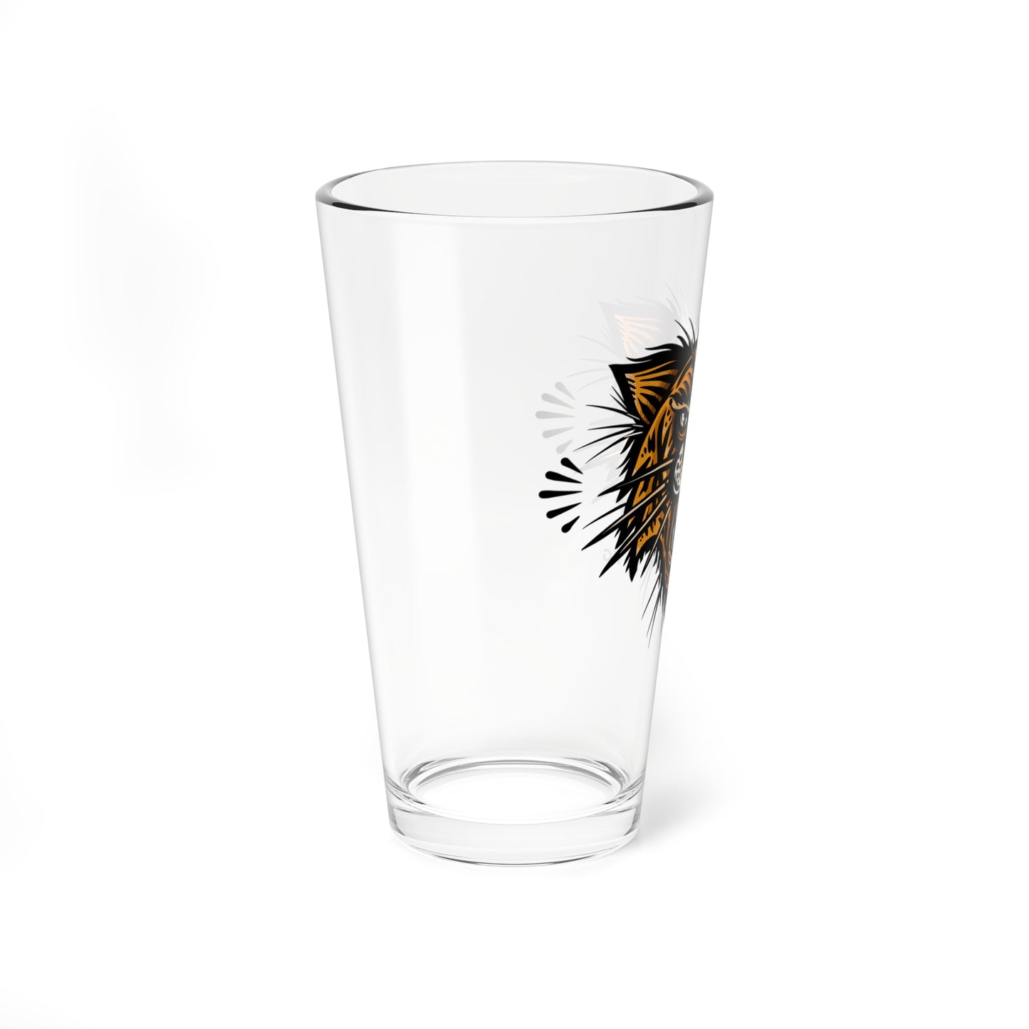 Tiger 16oz Bar Pint Glass