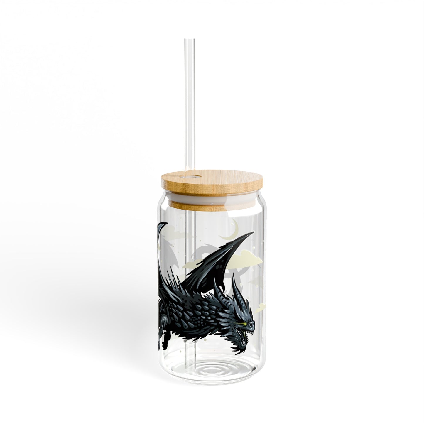 Night Dragon 16oz Can Glass